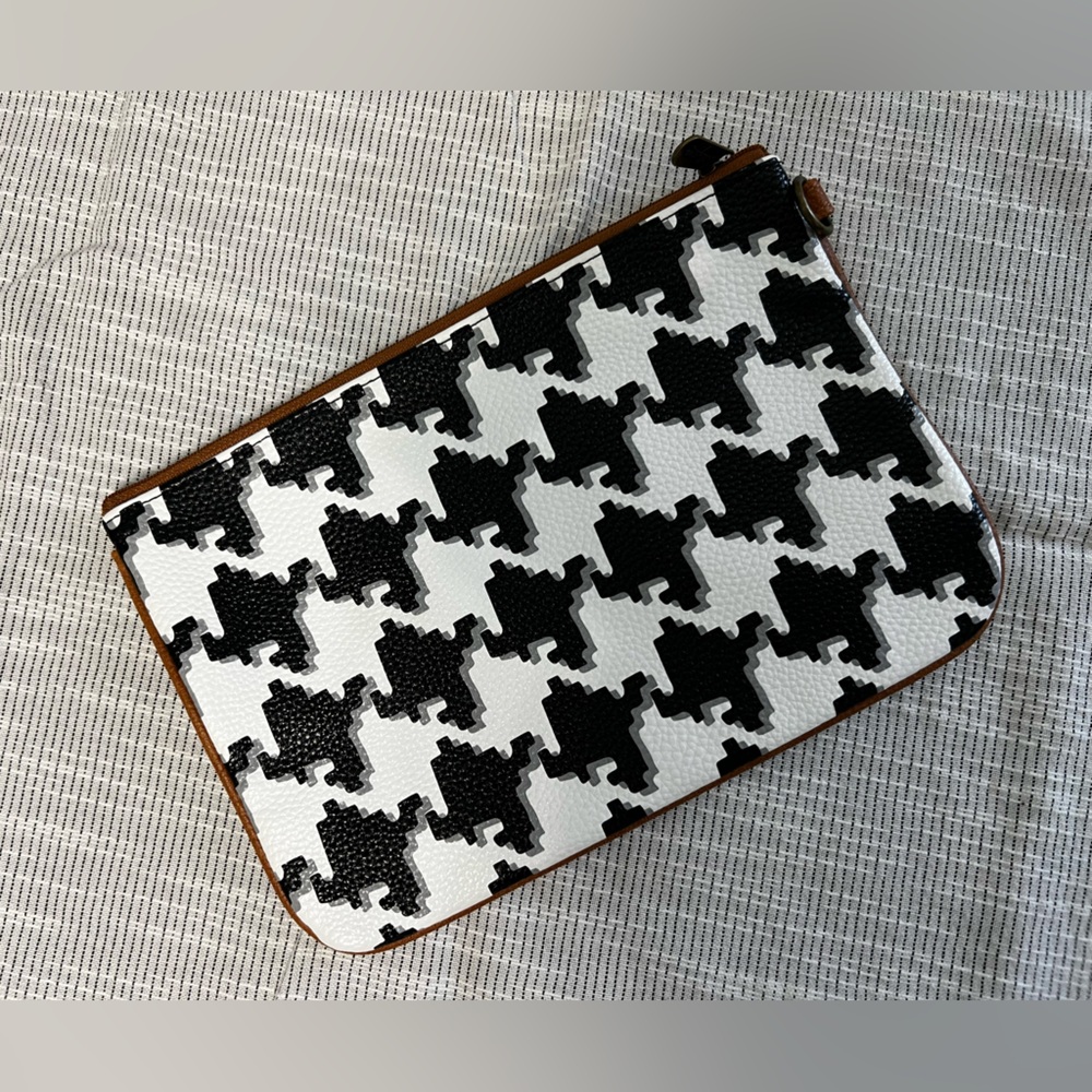 Thirty-One Rubie Mini Black and White Mini Bag